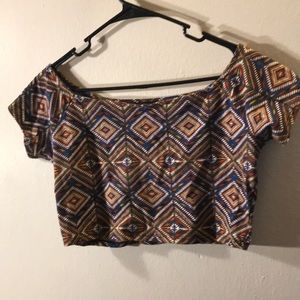 Aztec Crop Top